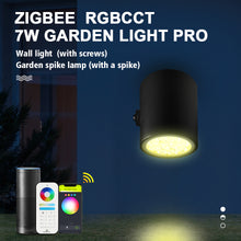 Load image into Gallery viewer, Outdoor Garden Lamp 7w LED Light Zigbee 3.0 & RF Dual Tuneable White and Colour