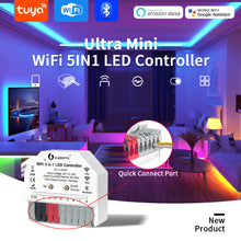 Load image into Gallery viewer, Tuya Ultra Mini WiFi 5-in-1 LED Strip Controller (Triac)