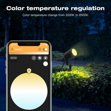 Load image into Gallery viewer, Outdoor Garden Lamp 7w LED Light Zigbee 3.0 & RF Dual Tuneable White and Colour