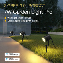 Load image into Gallery viewer, Outdoor Garden Lamp 7w LED Light Zigbee 3.0 & RF Dual Tuneable White and Colour