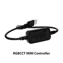 Load image into Gallery viewer, LED Strip &amp; Mini Controller - RGB+CCT USB 5v Kit (TV&#39;s, Cupboards) (Pro Version)