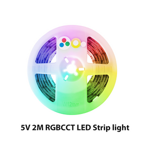 LED Strip & Mini Controller - RGB+CCT USB 5v Kit (TV's, Cupboards) (Pro Version)