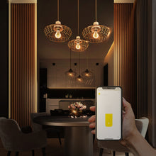 Load image into Gallery viewer, E27 7w LED Filament Bulb Warm and Cool White Amber Glass A60