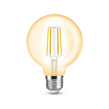Load image into Gallery viewer, E27 7w LED Filament Bulb Warm and Cool White Amber Glass G95
