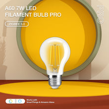 Load image into Gallery viewer, E27 7w LED Filament Bulb Warm and Cool White Clear Glass A60