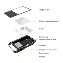 Load image into Gallery viewer, Outdoor Floodlight 100w LED Light Zigbee & RF RGBW and CCT Colours IP65