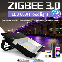 Load image into Gallery viewer, Outdoor Floodlight 60w LED Light Zigbee & RF RGBW and CCT Colours IP65
