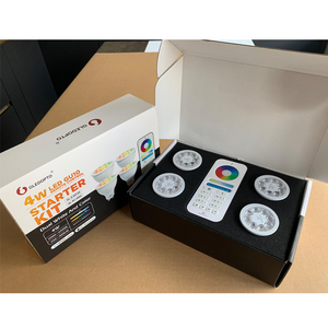 GU10 4W RGB and Dual Whilte Zigbee & RF Smart Bulb Starter Kit (4 x GU10 Bulbs / 1 x Remote Control) Gledopto
