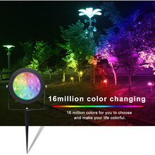Load image into Gallery viewer, Garden Lamp Spike 12w LED Light Zigbee & RF Dual Tuneable White and Colour - Pro