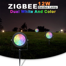 Load image into Gallery viewer, Garden Lamp Spike 12w LED Light Zigbee & RF Dual Tuneable White and Colour - Pro