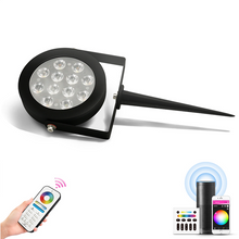 Load image into Gallery viewer, Garden Lamp Spike 12w LED Light Zigbee & RF Dual Tuneable White and Colour - Pro