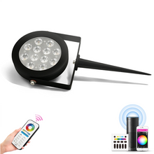 Load image into Gallery viewer, Garden Lamp Spike 12w LED Light Zigbee &amp; RF Dual Tuneable White and Colour - Pro