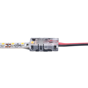 8mm Connector - Strip to Wire - Single Colour LED - IP20