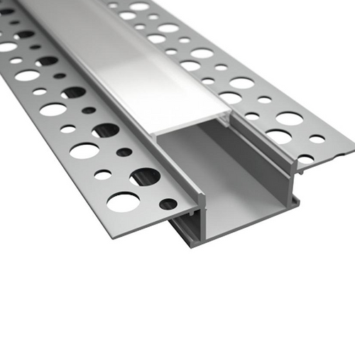 Wide Plaster In Recessed LED Strip Aluminium Profile 20mm (2m)