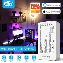 Load image into Gallery viewer, Tuya WiFi RGB+CCT LED Strip Controller