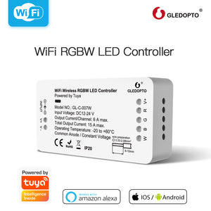 Tuya WiFi RGBW LED Strip Controller