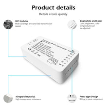 Load image into Gallery viewer, Tuya WiFi RGB+CCT LED Strip Controller