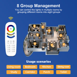 8 Zone Smart Light Remote Control