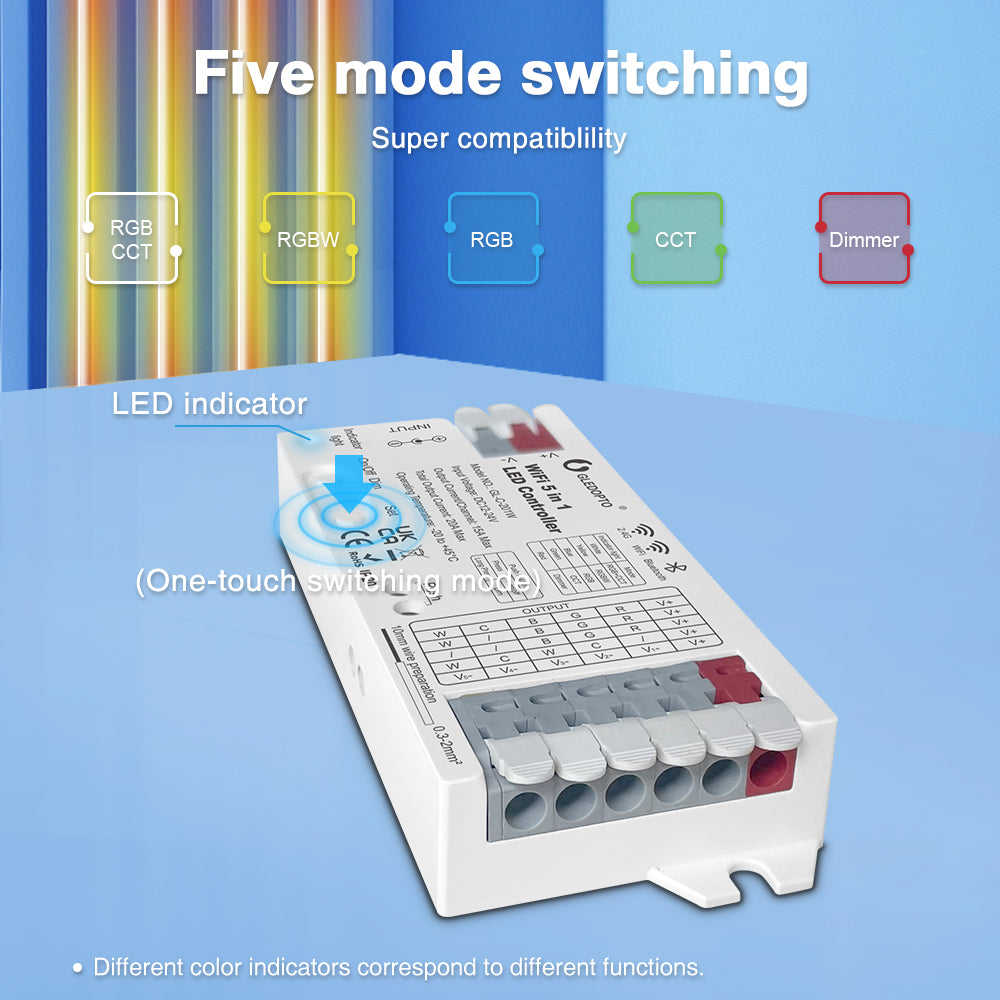 Tuya WiFi 5-in-1 LED Strip Controller – LED Smart
