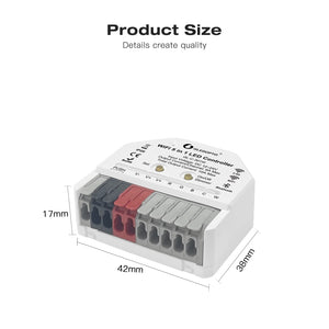 Tuya Ultra Mini WiFi 5-in-1 LED Strip Controller (Triac)