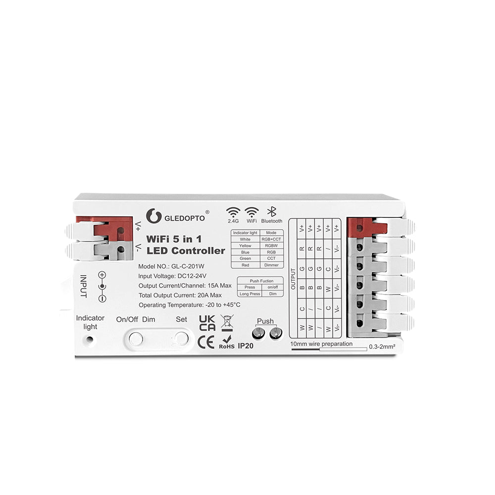 Tuya WiFi 5-in-1 LED Strip Controller