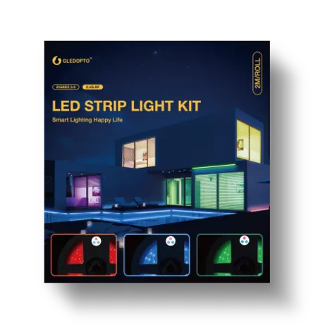 2M RGBW LED Light Strip Kit 12v with Power Supply IP20
