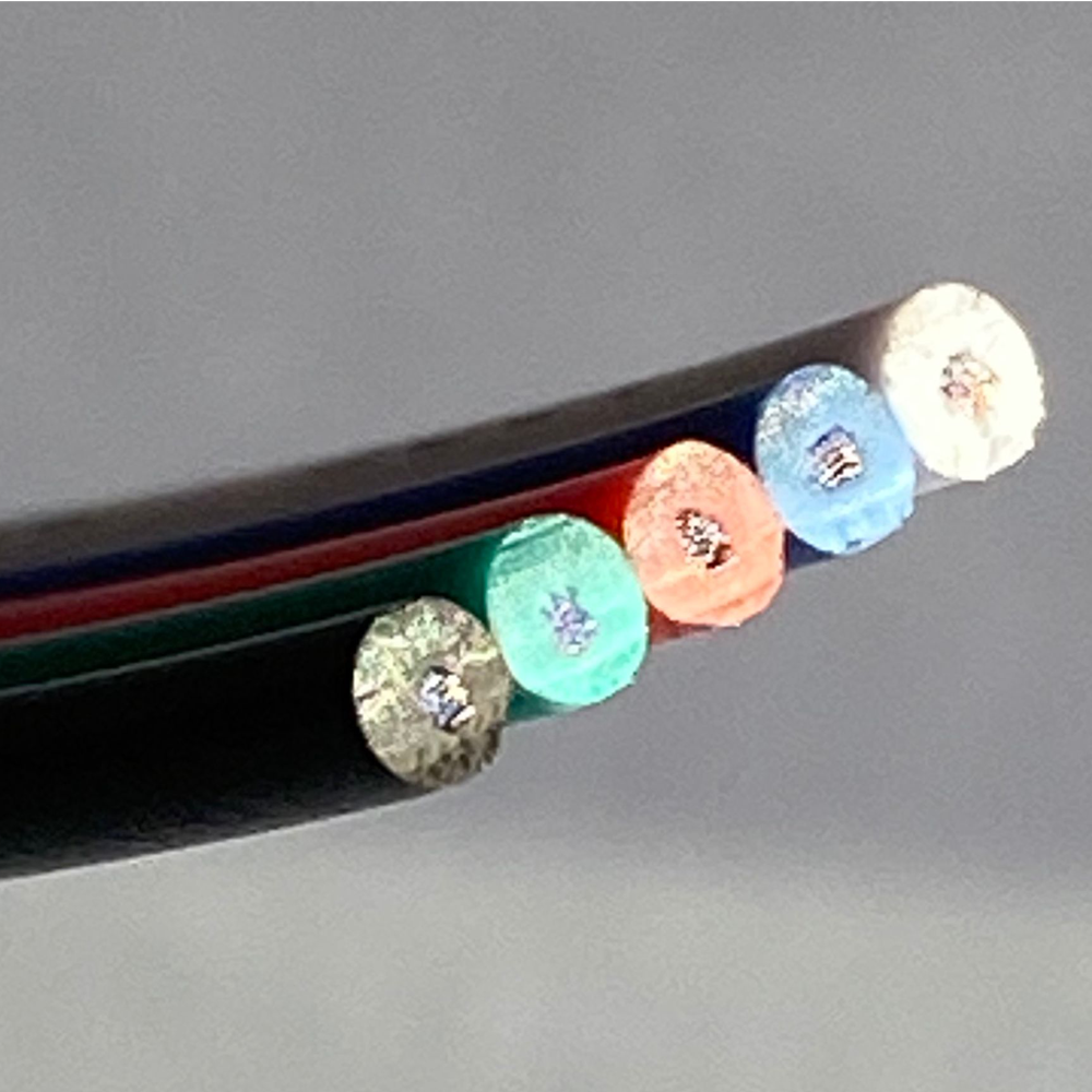 Rgb Solid Core Wire 5 Core Cable Wire for RGBW LED Strip 12/24V – LED Smart