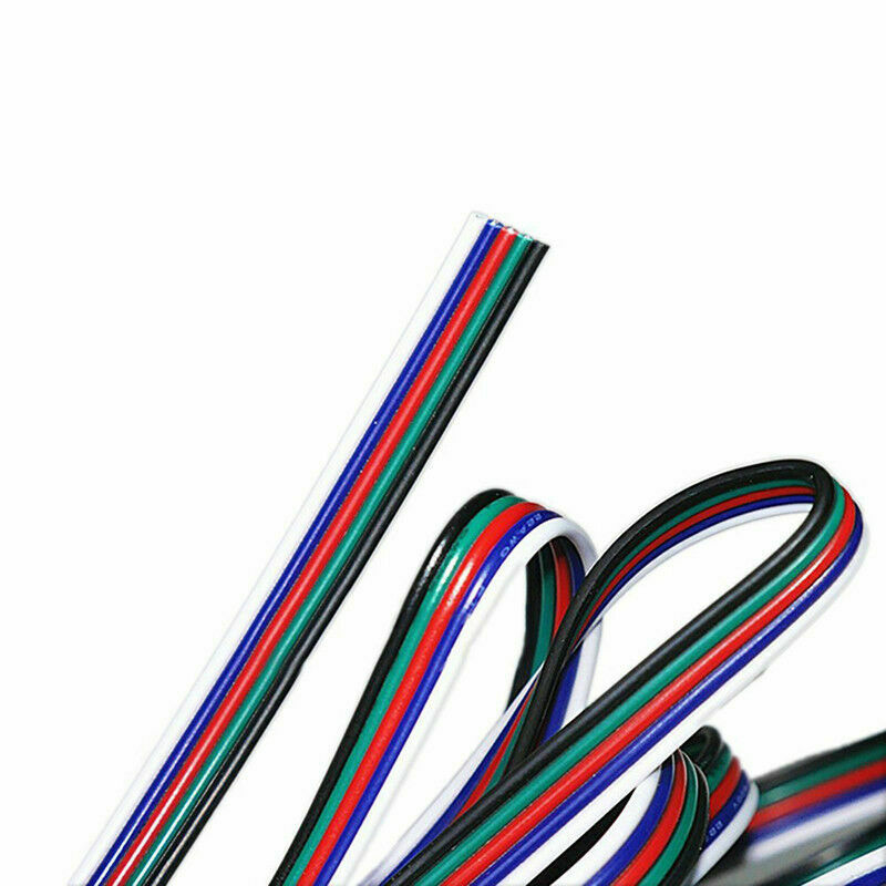 Rgb Solid Core Wire 5 Core Cable Wire for RGBW LED Strip 12/24V – LED Smart