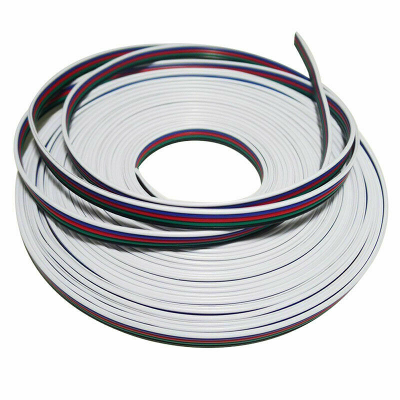 Rgb Solid Core Wire 5 Core Cable Wire for RGBW LED Strip 12/24V – LED Smart