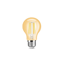 Load image into Gallery viewer, E27 7w LED Filament Bulb Warm and Cool White Amber Glass A60