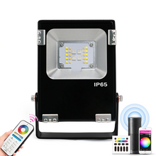 Load image into Gallery viewer, Outdoor Floodlight 10w LED Light Zigbee &amp; RF RGBW and CCT Colours IP65