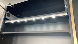 900mm Hafele LOOX Compatible Bar Light - Aluminium 12v 6400k