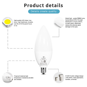 E14 4w RGBW Zigbee Smart Bulb - Pro