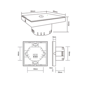 Smart On/Off Wall Switch Zigbee