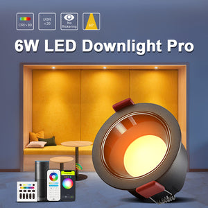 6w Black LED Smart Spotlight RGBW Pro IP54 (Works With Hue)