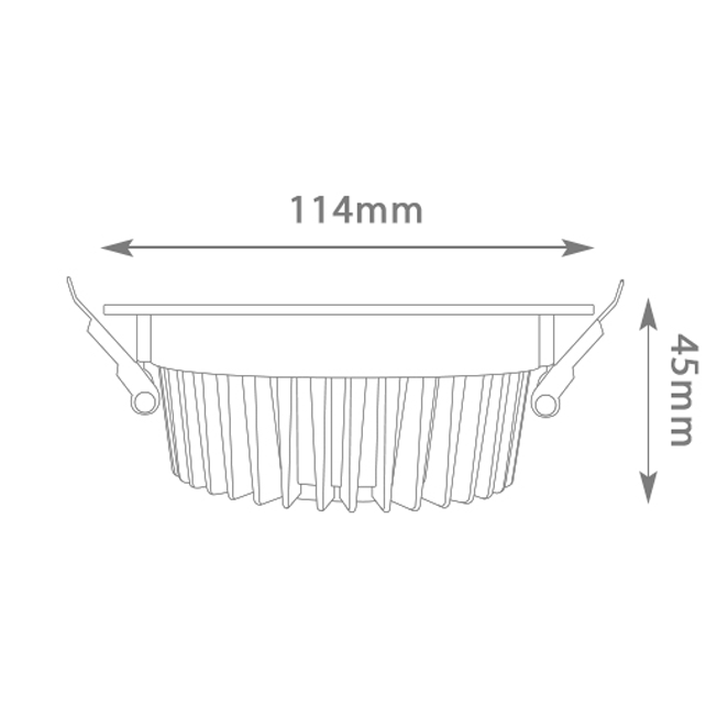 9w LED Smart Downlight Zigbee Pro Works With Hue